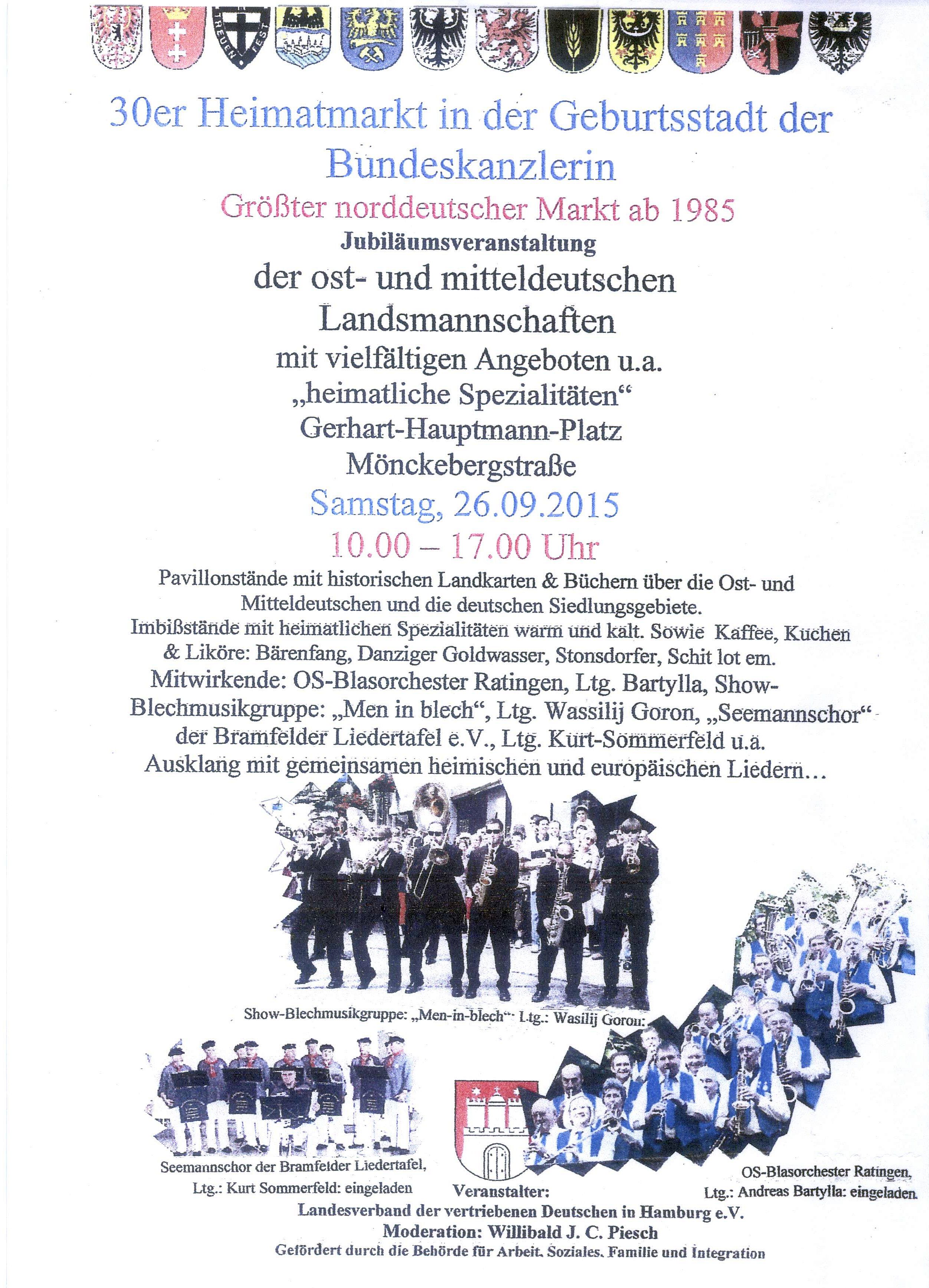 Einladung zum Heimatmarkt am 26.9.2015